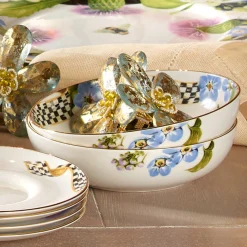 MacKenzie-Childs Thistle & Bee Soup Bowl* Outdoor Entertaining