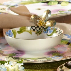 MacKenzie-Childs Thistle & Bee Soup Bowl* Outdoor Entertaining