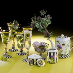 MacKenzie-Childs Thistle & Bee Teapot* Outdoor Entertaining