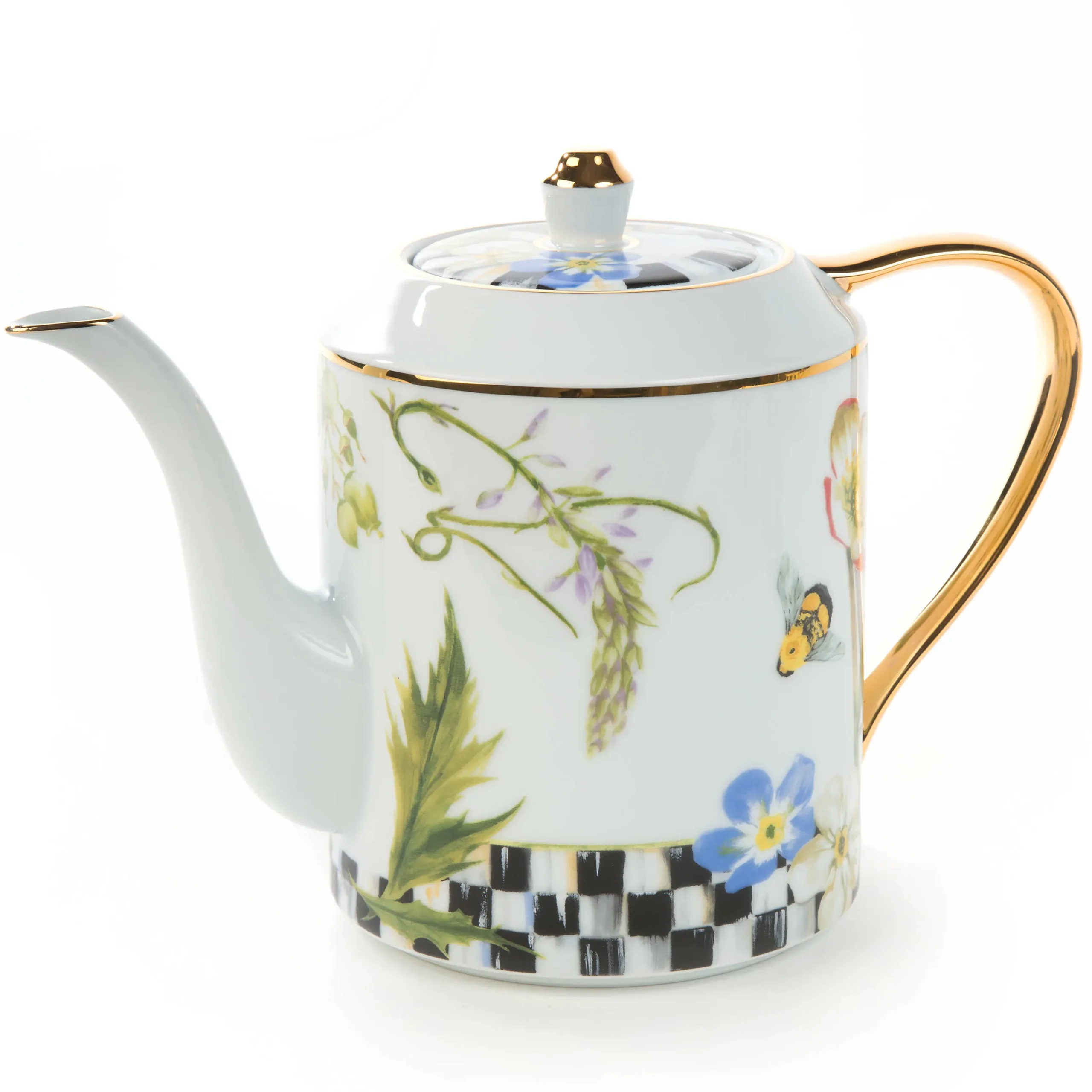 MacKenzie-Childs Thistle & Bee Teapot* Outdoor Entertaining
