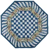 MacKenzie-Childs Truly Royal Check Rug - 6' Octagon* Rugs