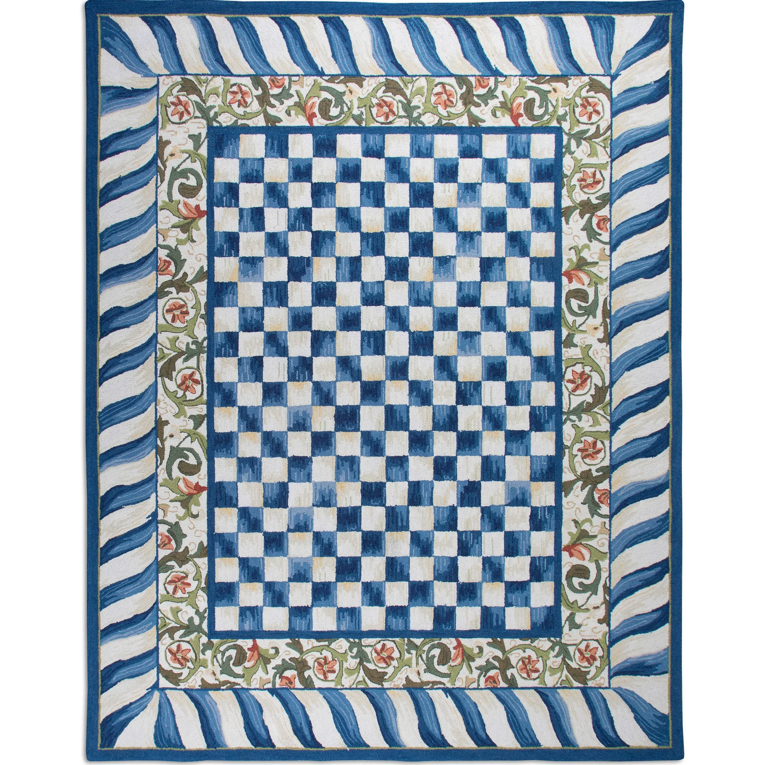 MacKenzie-Childs Truly Royal Check Rug - 8' X 10'* Rugs
