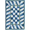 MacKenzie-Childs Truly Royal Check Rug - 2' X 3'* Rugs