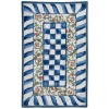 MacKenzie-Childs Truly Royal Check Rug - 3' X 5'* Rugs
