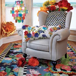 MacKenzie-Childs Tudor Rose Rug - 5' X 8'* Rugs