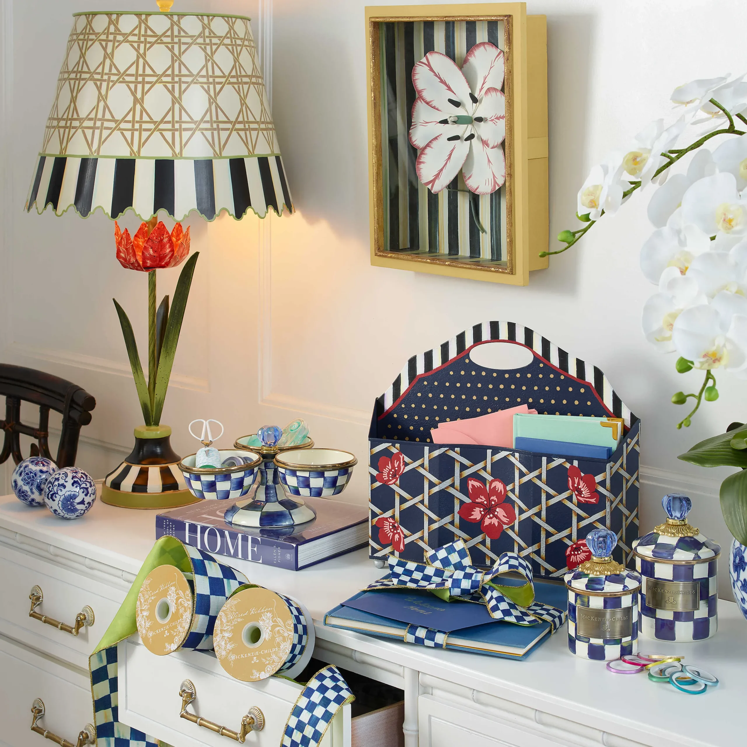 MacKenzie-Childs Tulip Table Lamp* Room Accents