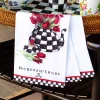 MacKenzie-Childs Tulip Tea Kettle Dish Towel* Kitchen & Table Linens