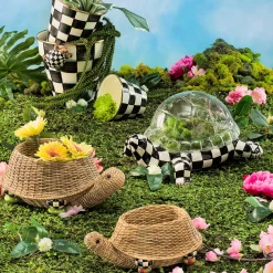 MacKenzie-Childs Turtle Pot Climber* Pots & Planters