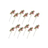 MacKenzie-Childs Wild Rose Spray Bouquet - Pink - Set Of 12* Greenery & Florals
