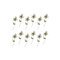 MacKenzie-Childs Wild Rose Spray Bouquet - Blush - Set Of 12* Greenery & Florals