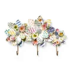 MacKenzie-Childs Wild Wallflower Hook - Triple* Room Accents