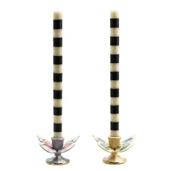 MacKenzie-Childs Wildflowers Butterfly Candle Holders - Set Of 2* Candles & Fragrances