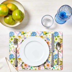 MacKenzie-Childs Wildflowers Cork Back Placemats - Set Of 4* Table Accessories