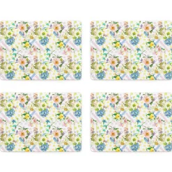 MacKenzie-Childs Wildflowers Cork Back Placemats - Set Of 4* Table Accessories