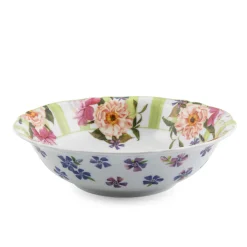 MacKenzie-Childs Wildflowers Serving Bowl - Green* Serveware