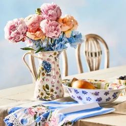 MacKenzie-Childs Wildflowers Serving Bowl - Green* Serveware