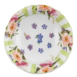 MacKenzie-Childs Wildflowers Serving Bowl - Green* Serveware