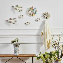 MacKenzie-Childs Wildflowers Swallowtail Trio Wall Decor* Room Accents
