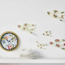 MacKenzie-Childs Wildflowers Wall Clock* Room Accents