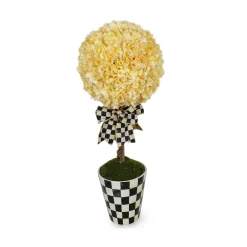 MacKenzie-Childs Yellow Topiary Drop In - Large* Greenery & Florals