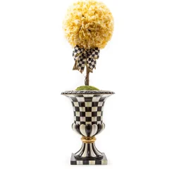 MacKenzie-Childs Yellow Topiary Drop In - Large* Greenery & Florals