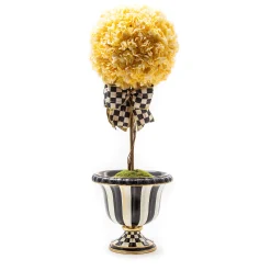 MacKenzie-Childs Yellow Topiary Drop In - Small* Greenery & Florals