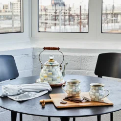 MacKenzie-Childs Zig Zag Dish Towels - Sterling - Set Of 3* Kitchen & Table Linens