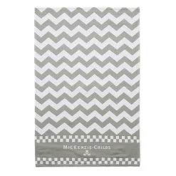 MacKenzie-Childs Zig Zag Dish Towels - Sterling - Set Of 3* Kitchen & Table Linens